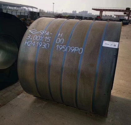 Odporna na warunki atmosferyczne płyta ze stali węglowej A588 Spa-H Corten 150 mm